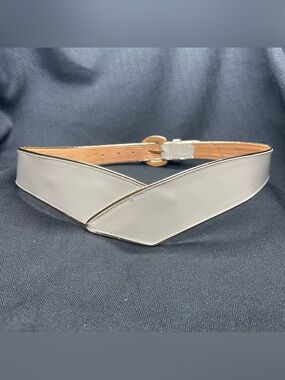 Vintage 80’s Anne Klein Calderon Overlap Leather Belt